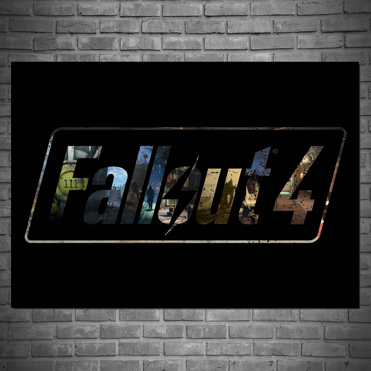 Плакат "Фоллаут 4, лого, Fallout 4" (артикул 2171): продаж, ціна у ...