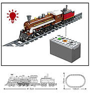 Поезд-конструктор Kazi 98250, электрический поезд ферма