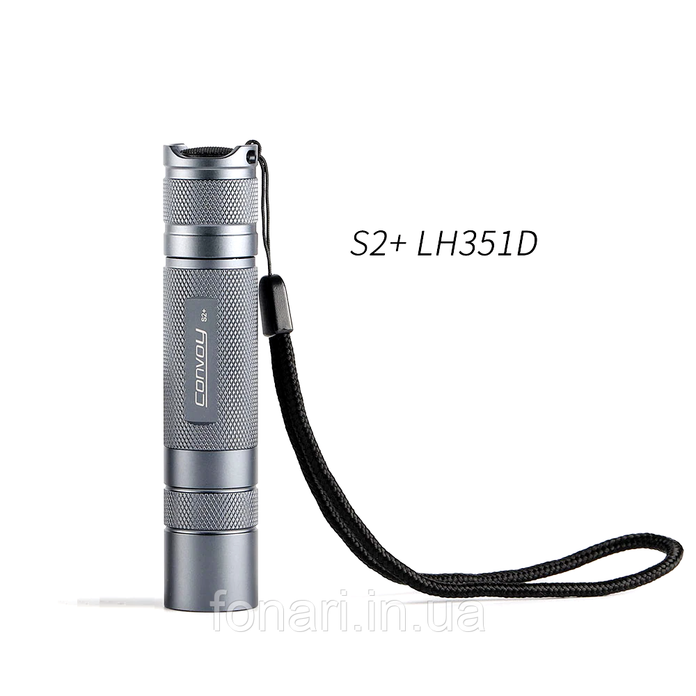 Ліхтар Convoy S2+ LH351D 3000K, 1x18650 (тепле світло)