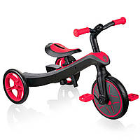 Трехколесный велосипед беговел Globber Explorer Trike 2 в 1 Red