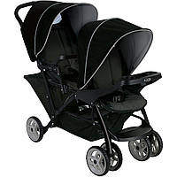 Прогулочная коляска для двойни Graco Stadium Duo Black/Grey
