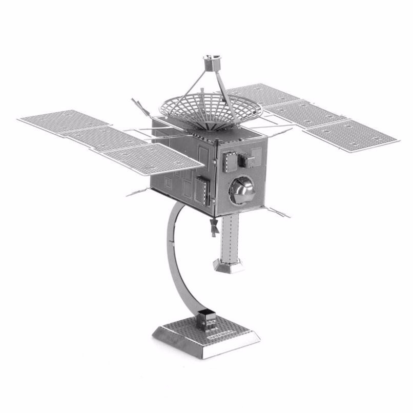 Металлический 3D-пазл (конструктор) Спутник - фото 2 - id-p1622405212