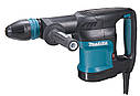 Електричні відбійні молотки Makita HM 0870C: SDS-Max, 1100 Вт, 7.6 Дж,2650уд./хв.,регулятор швидкості, кейс, фото 3