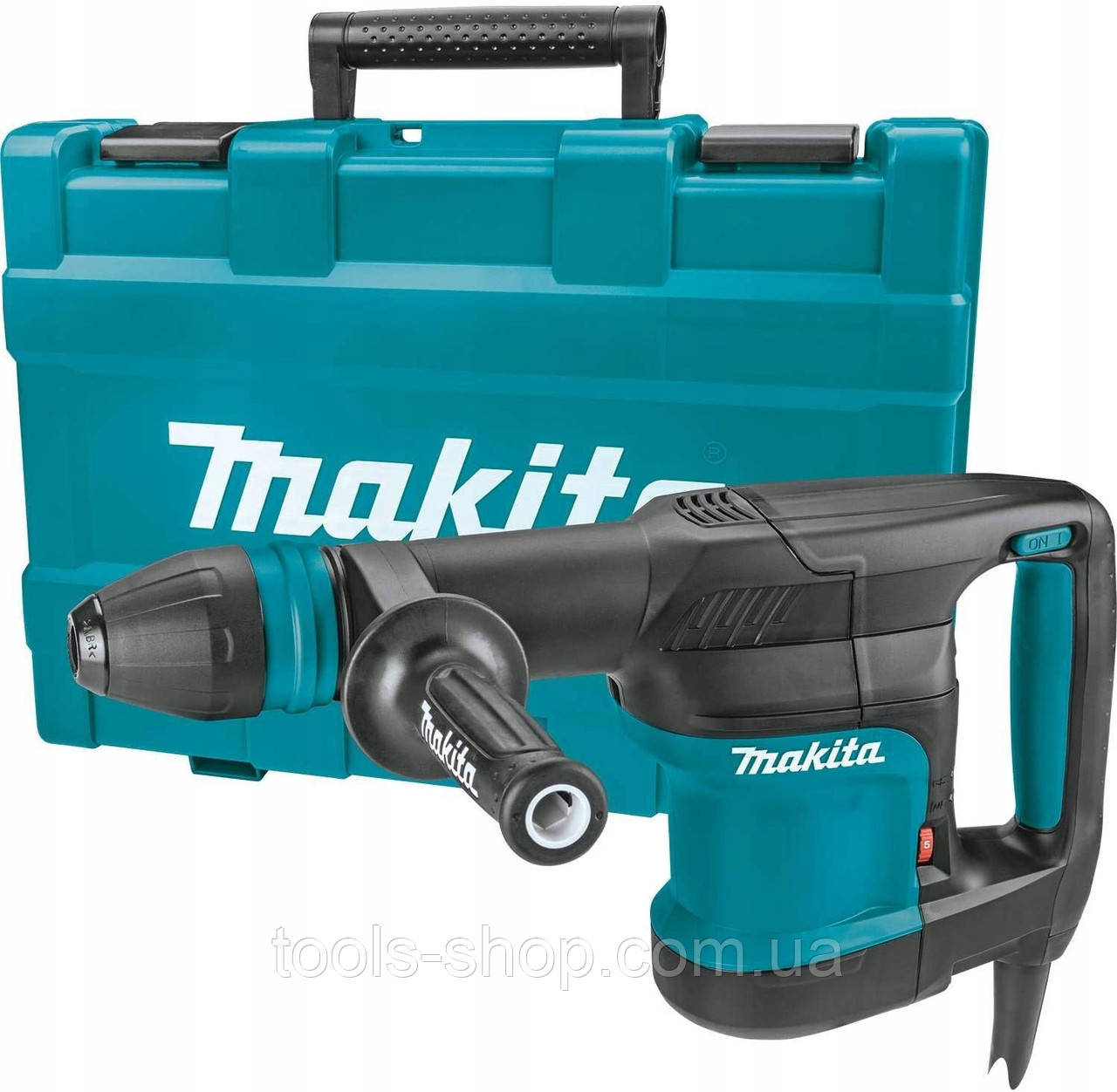 Електричні відбійні молотки Makita HM 0870C: SDS-Max, 1100 Вт, 7.6 Дж,2650уд./хв.,регулятор швидкості, кейс