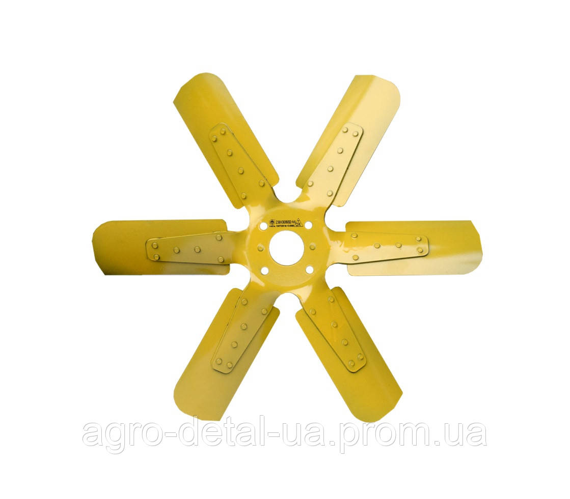 Крильчатка вентилятора ЯМЗ-236 (внутр. D-50 mm,D-520 mm) 236-1308012
