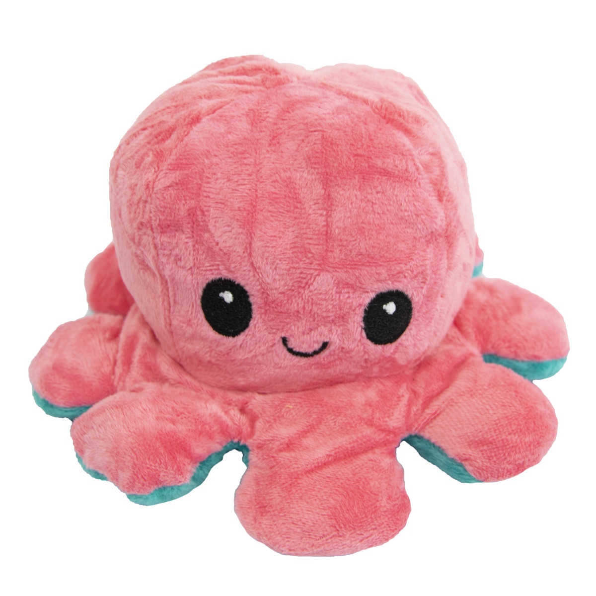 Мягкая игрушка осьминог перевертыш Mine Розово-бирюзовый (hub_tugi3k ...