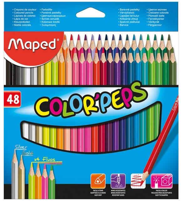 Карандаши цветные Maped Color Peps Classic 48 цветов (ID#1622408475 ...