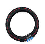 Шина велосипедна Deli 16*1.75 (47-305)" S-186 Red/blue line шип Индонезия, фото 3
