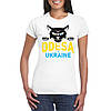 Жіноча футболка з принтом. Odessa is Ukraine. Бавовна 100%. Розміри від S до 2XL, фото 2