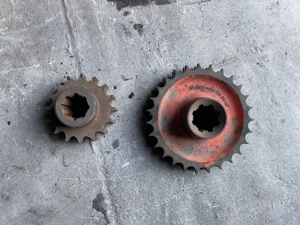 Зірочка подвійна барабана комбайна Deutz Fahr M66-770, фото 1