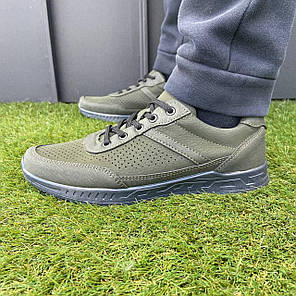 Кросівки чоловічі хакі кольору ціна відповідає якості, фото 1