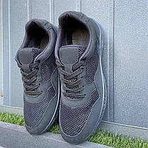 Чорні чоловічі кросівки в сітку, фото 4