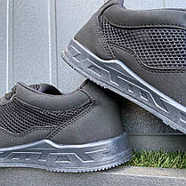 Чорні чоловічі кросівки в сітку, фото 5