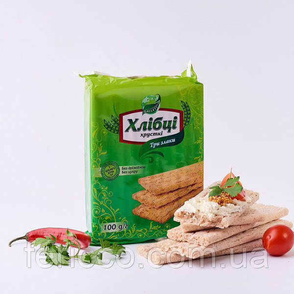 Хлібці Три злаки Galletti 100г