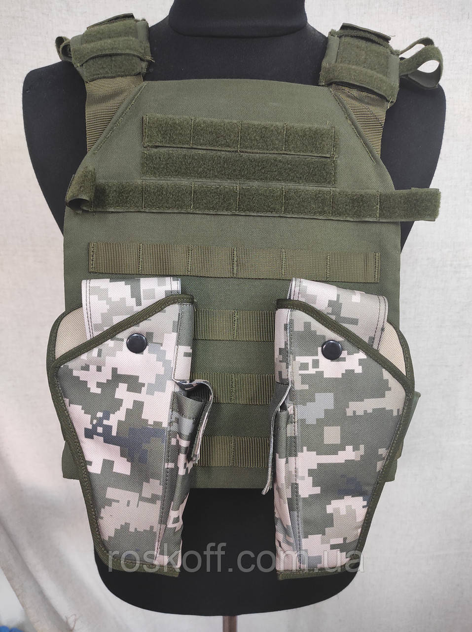 Кобура тактична для ПМ піксель під пістолет "Fort "тканина Cordura кріплення система Molle Roskoff design