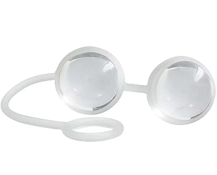 Вагінальні скляні кульки Duo Love Balls від Toy Joy, 2,5 см.
