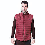 Чоловіча жилетка з підігрівом Eagle V-2 Бордова XXL (3_00361), фото 2