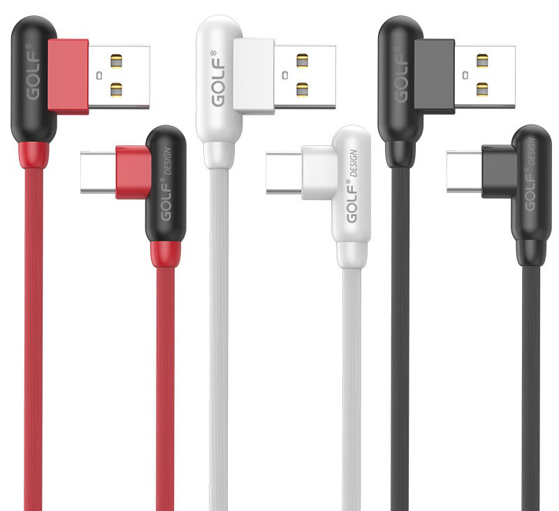 Кабель синхронізації Golf GC-45 USB - Type-C 1 метр (випадковий колір) (3_00670)