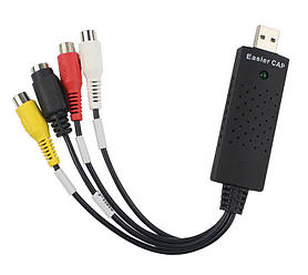 Карта відеозахоплення Easier Cap USB - RCA Black (3_00871)