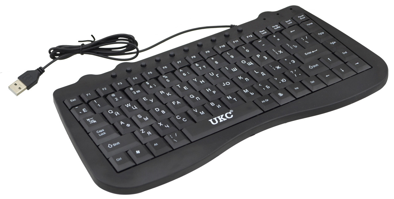 Клавіатура дротова UKC KP-918 mini USB Black (3_00882)