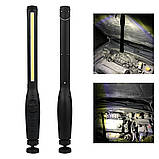 Ліхтар акумуляторний RIAS JW821 COB підвісний з магнітом та гаком Black (3_00969), фото 6