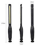 Ліхтар акумуляторний RIAS JW821 COB підвісний з магнітом та гаком Black (3_00969), фото 3