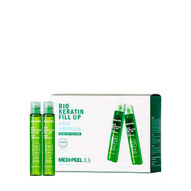 Зміцнювальні філери для волосся Medi Peel - Bio Keratin Fill Up - Hair Ampoule (10x13ml)