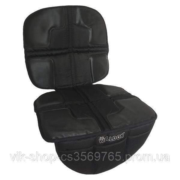 Захисний килимок для автомобільного сидіння Welldon чорний (S-0909) - фото 3 - id-p1622534919