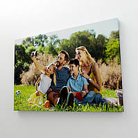 Печать фото на холсте 80х120см с галерейной натяжкой на подрамник