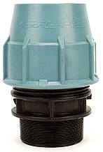 Муфта із зовнішньою різзю МНР SantehPlast 110х2 1/2" (110х2 1/2")
