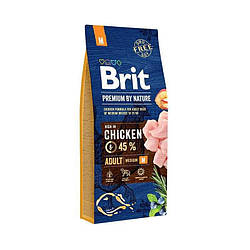 Brit Premium (Брит Преміум) Dog Adult M - Корм для дорослих собак середніх порід 15 кг