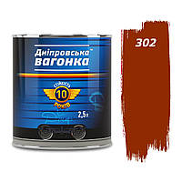 Фарба Дніпровська вагонка ПФ-133 2,5 л червоно-коричневий