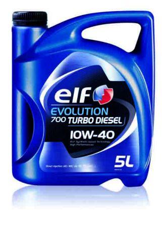 Олива моторна Elf Evolution 700 Turbo Diesel 10W40/5 л. / (ACEA A3/B4, API SL/CF )