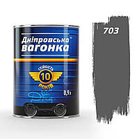 Краска Днепровская вагонка ПФ-133 0,9 л темно-серый