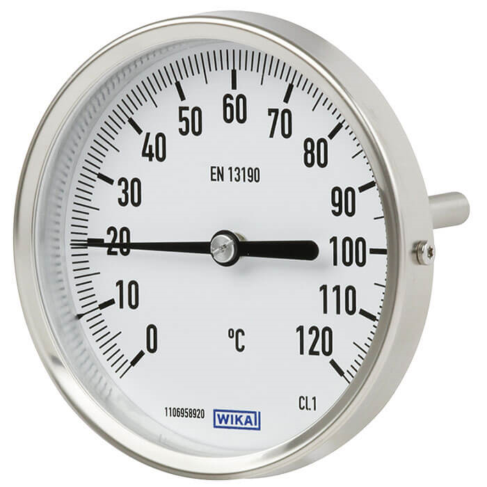 Термометр WIKA A52.063/1, -30...+50°C, L=100 mm d=8mm