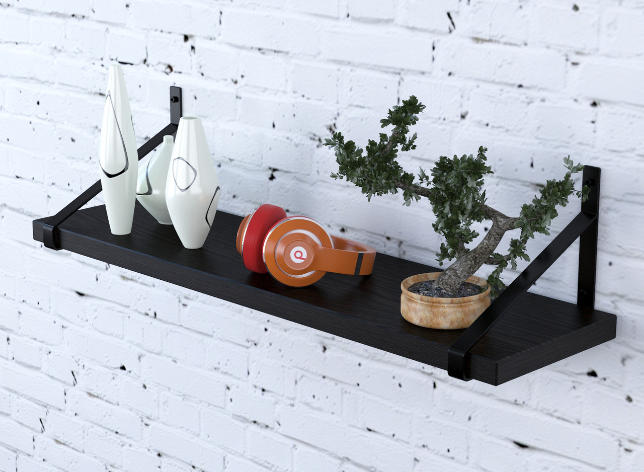 Полиця настінна з ЛДСП PL-3-92-32 Loft design, фото 1