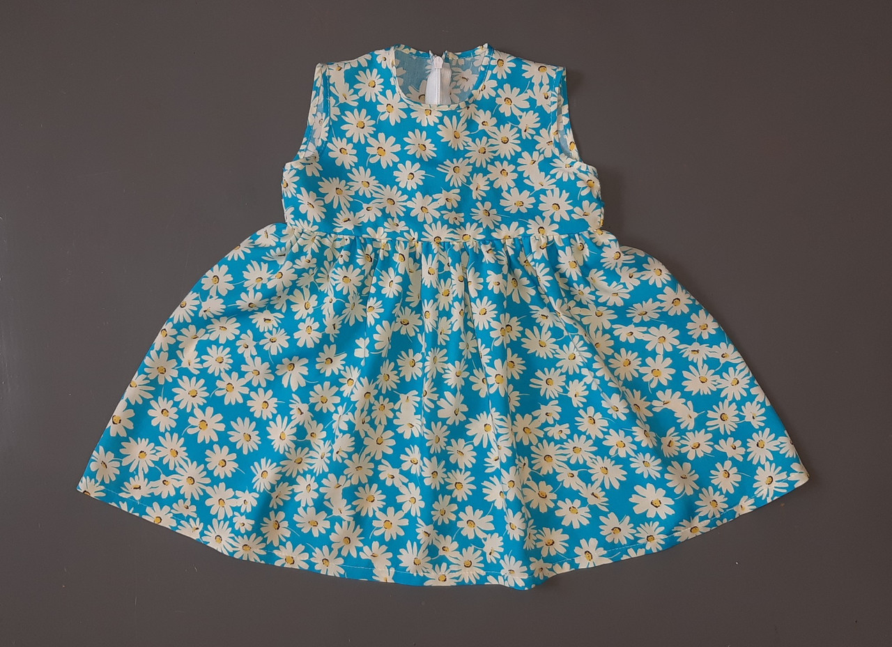 Сукня для самих маленьких «Білі ромашки», розмір 86, фото 1