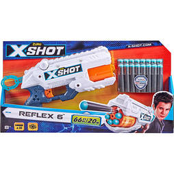 Швидкострільний бластер Zuru X-Shot  EXCEL Reflex 6 16 патронів 36433Z