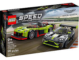 Конструктор Lego Speed Champions Aston Martin Valkyrie AMR Pro и Aston Martin Vantage GT3, 592 деталі (76910)