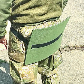 Сидушка армійська Eva-Line 360*300*8-10 мм Хакі (Рекомендовано для ЗСУ)