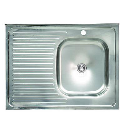 Мийка кухонна з нержавіючої сталі Platinum 8060 R (0,4/120 мм)