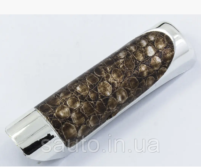 HJ-Y001A. Накладка на ручку ручного гальма, під шкіру крокодила, ручник, універсальна