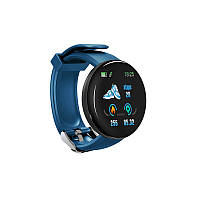 Смарт-годинник Smart Watch D18 з функцією тонометра blue