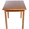 Стіл обідній для кухні дерев'яний з лаковим покриттям "Явір М" 900*700 мм, фото 6