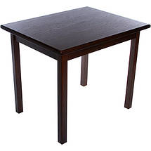 Стіл для кухні обідній  дерев'яний з лаковим покриттям "Явір М" 900*700 мм, фото 3