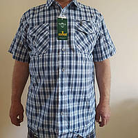 Рубашка мужская классическая большого размера с коротким рукавом 6 XL