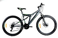 Горный двух подвесной велосипед Azimut Blackmount 24 16 FRD (24-089-N-4)