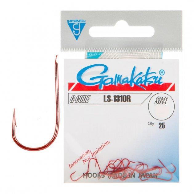 Гачок GAMAKATSU LS-1310R (RED). №15 25шт
