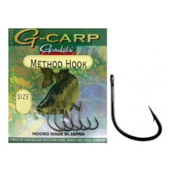 Крючок GAMAKATSU G-CARP METHOD HOOK №04 10шт, фото 1