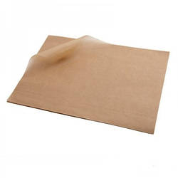 Пергаментний папір коричневий силіконізований 40*40 см (уп-50 шт) в листах для випічки/листовий пергамент для випічки